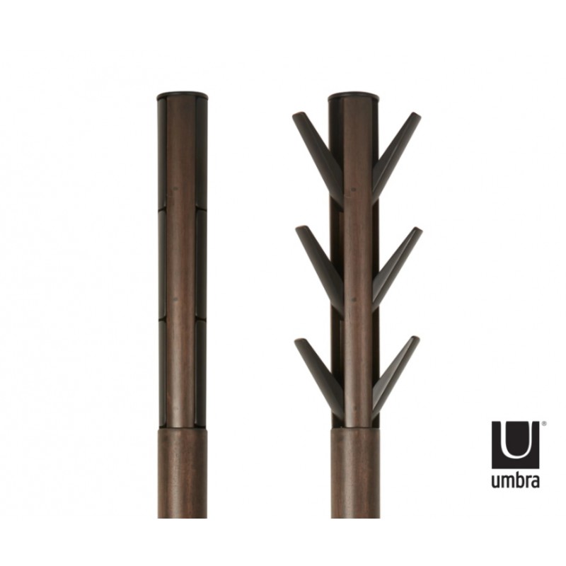 UMBRA wieszak na ubrania FLAPPER orzech - drewno