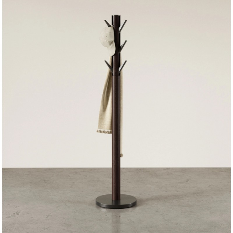 UMBRA wieszak na ubrania FLAPPER orzech - drewno