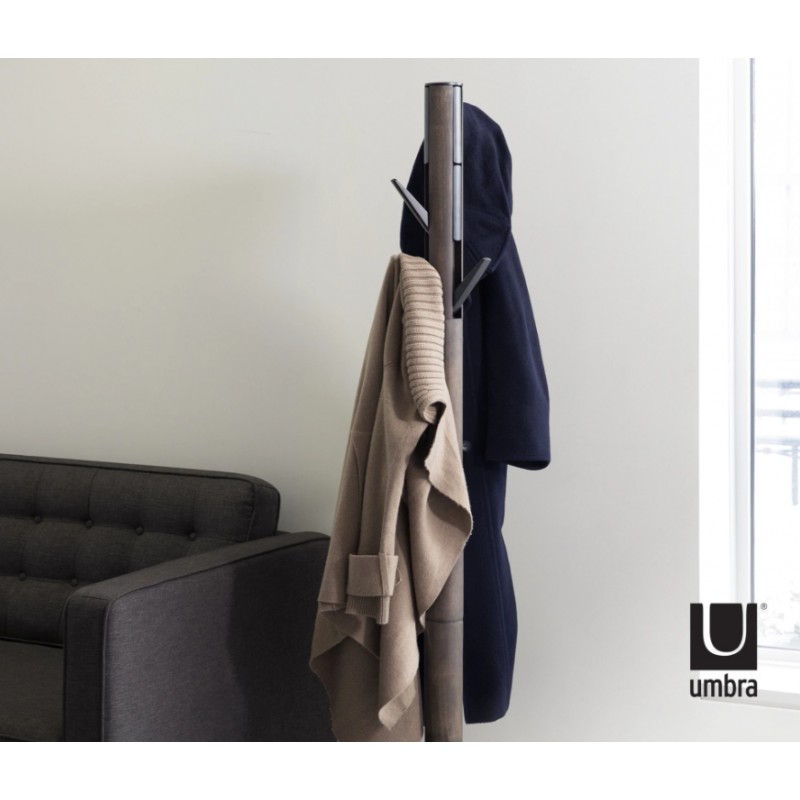 UMBRA wieszak na ubrania FLAPPER orzech - drewno