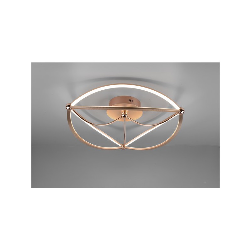 Trio Lampa natynkowa LED CHARIVARI 621290108 złoty i odcienie złota
