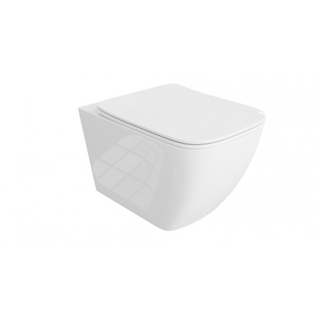 Lavita Onil Muszla Miska Wisząca WC 51x35,5 z deską w/o, bezrantowa