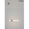 MOOSEE lampa wisząca LIBRA 60 IN  biała / złota