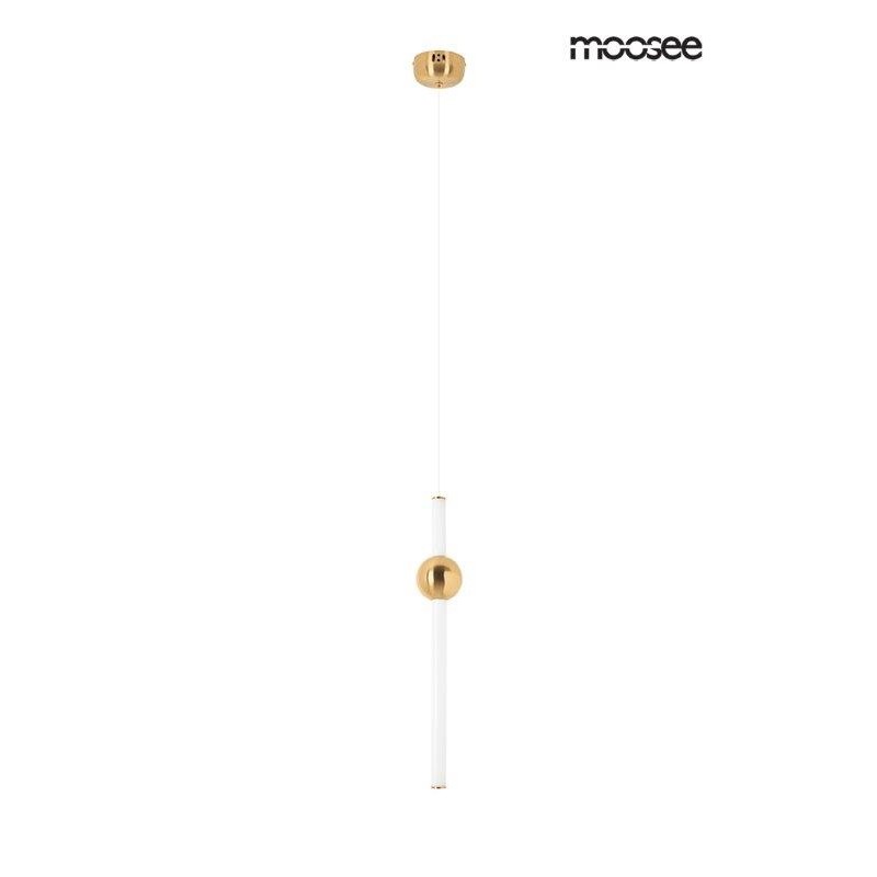 MOOSEE lampa wisząca LIBRA 60 IN  biała / złota