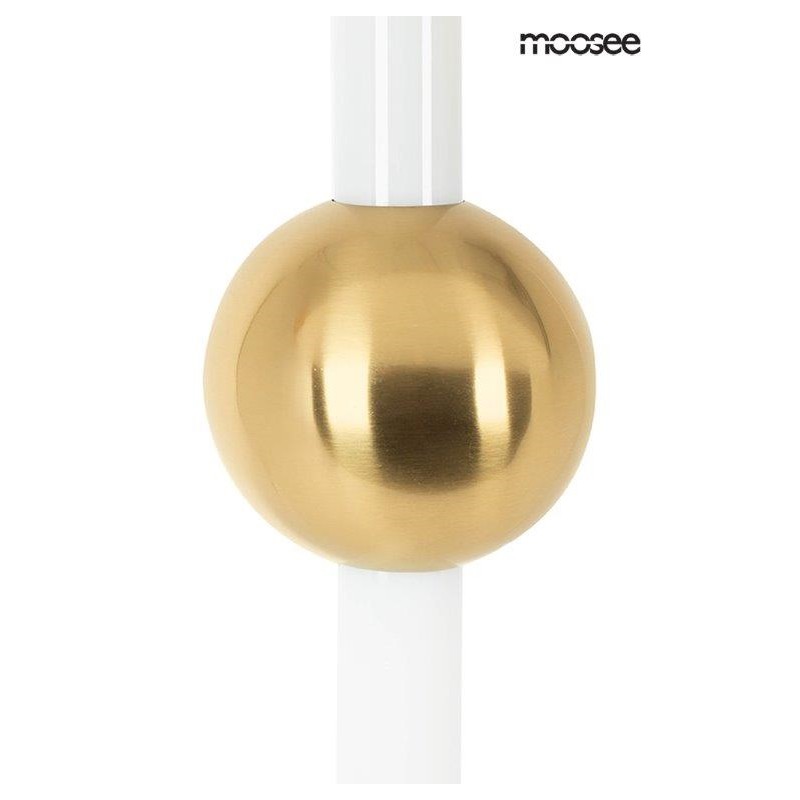 MOOSEE lampa wisząca LIBRA 60 IN  biała / złota