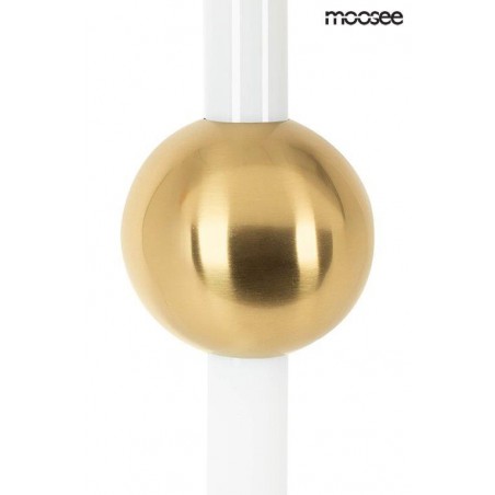 MOOSEE lampa wisząca LIBRA 60 IN  biała / złota