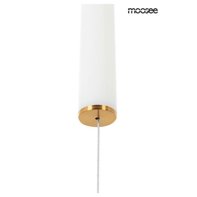 MOOSEE lampa wisząca LIBRA 60 IN  biała / złota