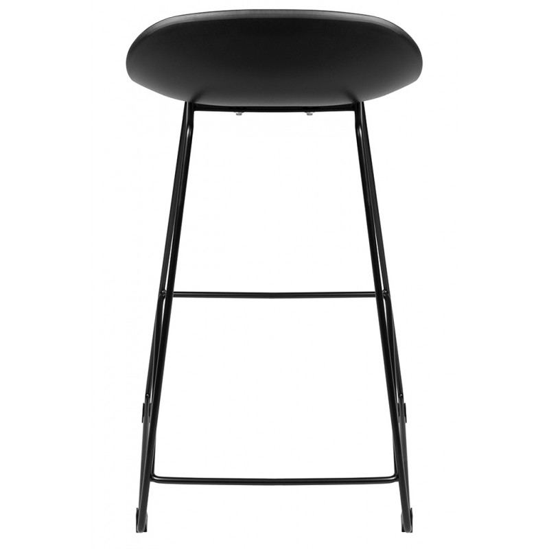 Krzesło barowe ROLF czarne 76