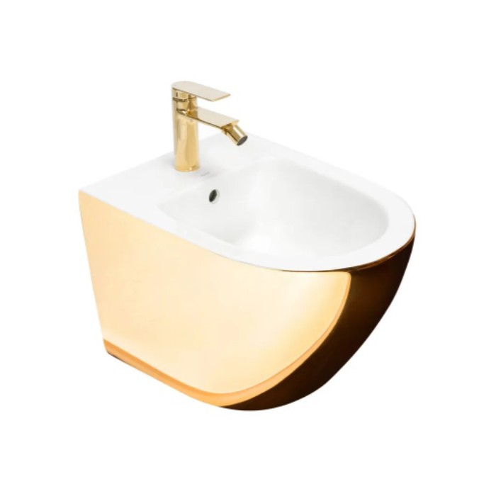 Lavita Sofi Bidet Wiszący 49x36,5 złoty / biały