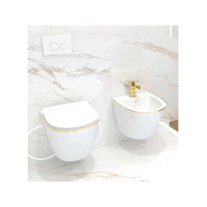 Lavita Sofi Bidet Wiszący 49x36,5 biały ze...