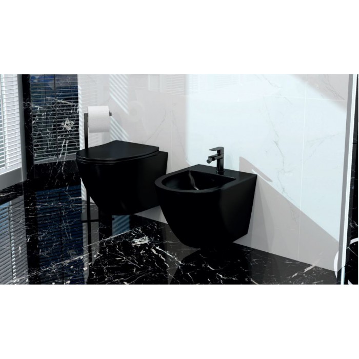 Lavita Sinto Muszla Miska Wisząca WC czarna...