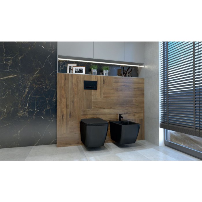 Lavita Lino Muszla Miska Wisząca WC czarna...