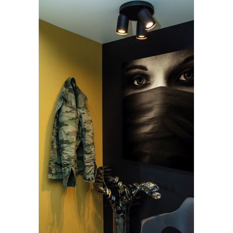 Lucide Reflektor sufitowy PUNCH 13958/13/30 czarny