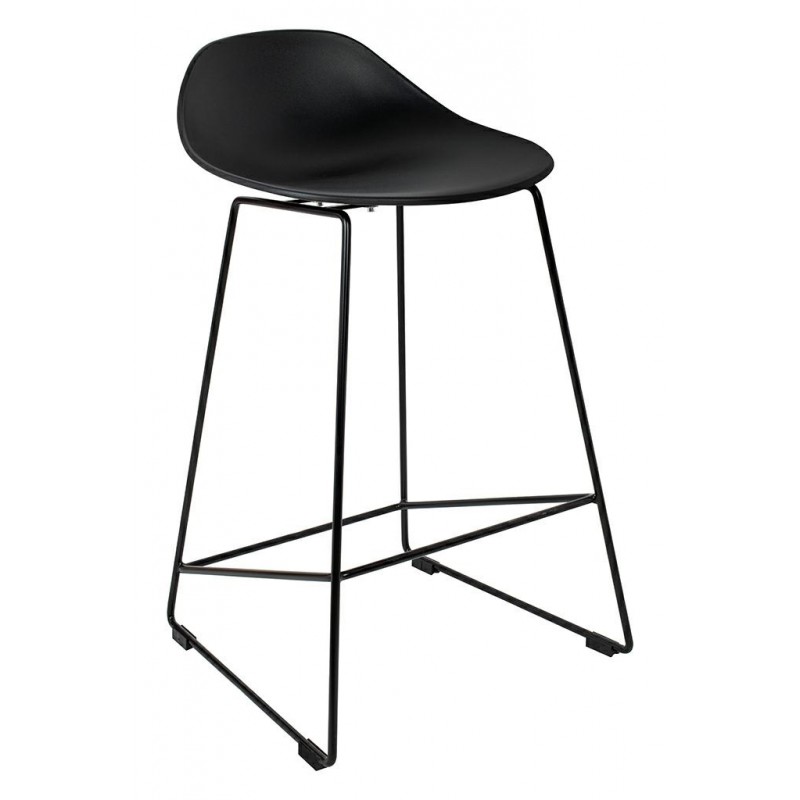 Krzesło barowe ALTO 66 czarne