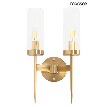 MOOSEE lampa ścienna TORCH TWIN złota