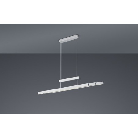 Trio Lampa wisząca LED nowoczesna TRAJAN 375310507 srebrny i odcienie srebra, biały