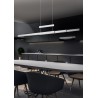 Trio Lampa wisząca LED nowoczesna TRAJAN 375310507 srebrny i odcienie srebra, biały