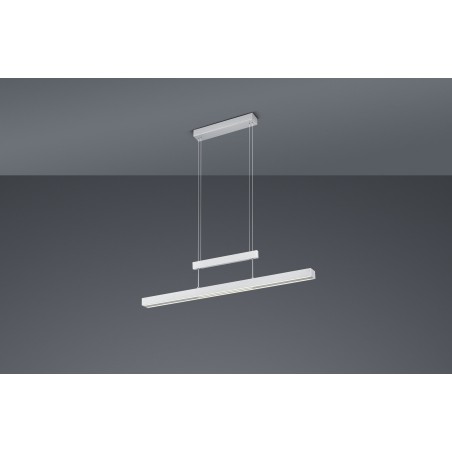Trio Lampa wisząca LED nowoczesna TRAJAN 375310507 srebrny i odcienie srebra, biały