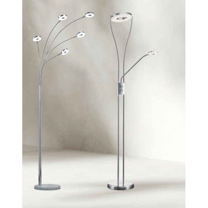 RL Lampa podłogowa RENNES R42415106 srebrny i...