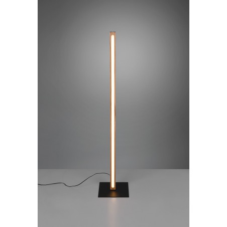 Trio Lampa podłogowa BELLARI 426410130 drewno jasne i ciemne
