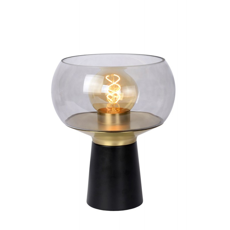 Lucide Lampa stołowa FARRIS 05540/01/30 czarny, szary i odcienie szarości