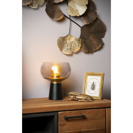 Lucide Lampa stołowa FARRIS 05540/01/30 czarny, szary i odcienie szarości