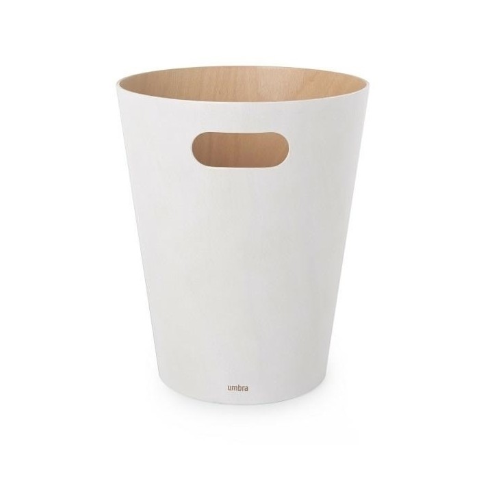 UMBRA kosz na śmieci WOODROW  - biały