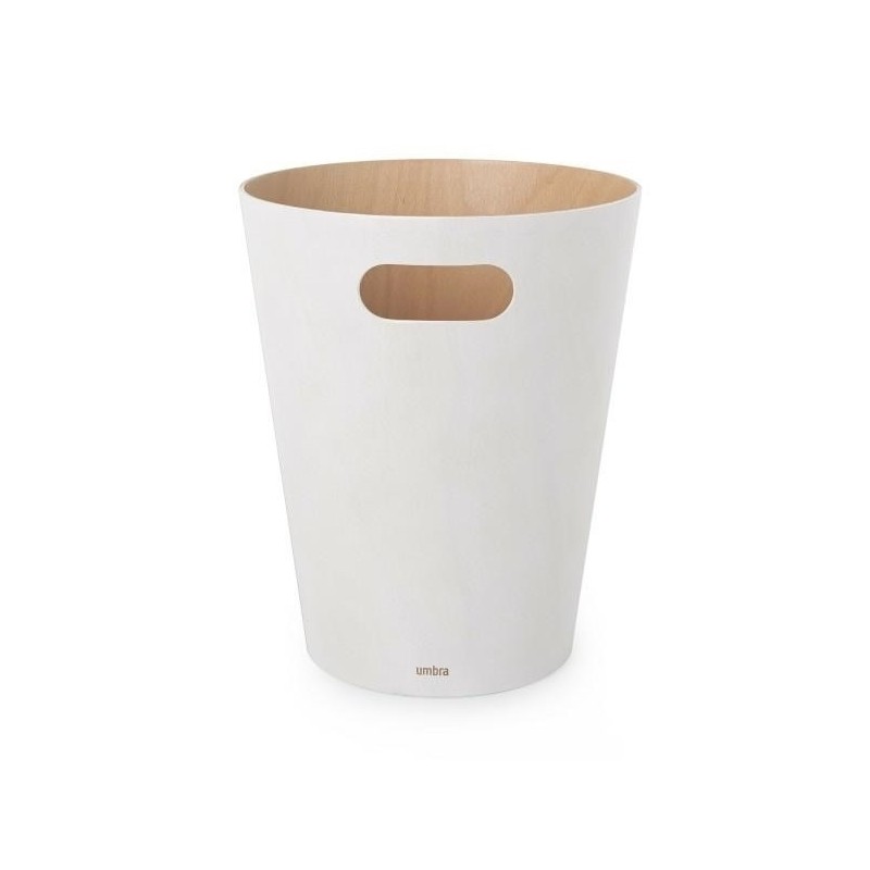 UMBRA kosz na śmieci WOODROW  - biały