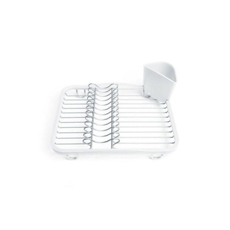 UMBRA ociekacz do naczyń SINKIN - biały,nikiel