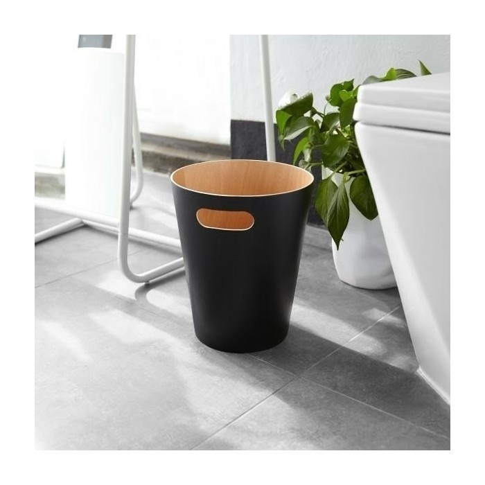 UMBRA kosz na śmieci WOODROW  - czarny