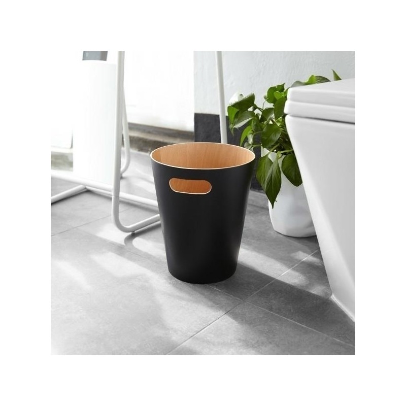 UMBRA kosz na śmieci WOODROW  - czarny