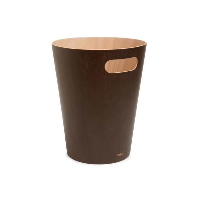 UMBRA kosz na śmieci WOODROW - espresso