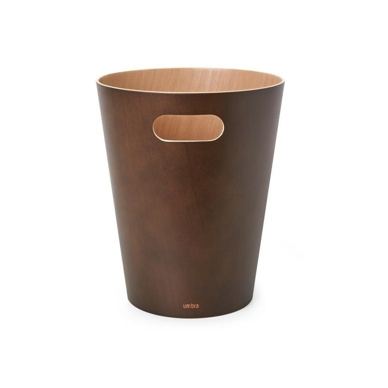 UMBRA kosz na śmieci WOODROW - espresso