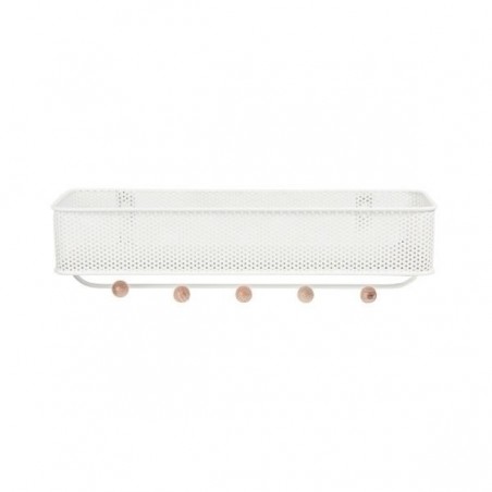 UMBRA wieszak z organizerem ESTIQUE biały