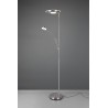 Trio Lampa podłogowa BARRIE 424210307 srebrny i odcienie srebra