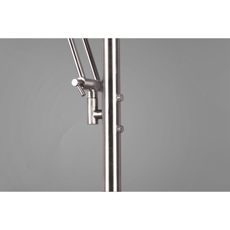 Trio Lampa podłogowa BARRIE 424210307 srebrny i odcienie srebra