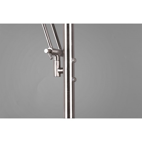 Trio Lampa podłogowa BARRIE 424210307 srebrny i odcienie srebra