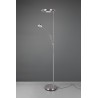 Trio Lampa podłogowa BARRIE 424210307 srebrny i odcienie srebra