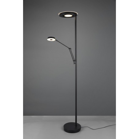 Trio Lampa podłogowa BARRIE 424210332 czarny