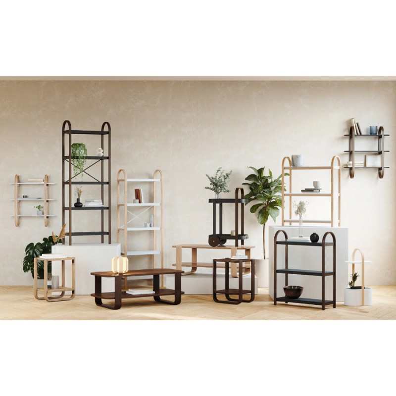 UMBRA stolik kawowy BELLWOOD - metal drewno