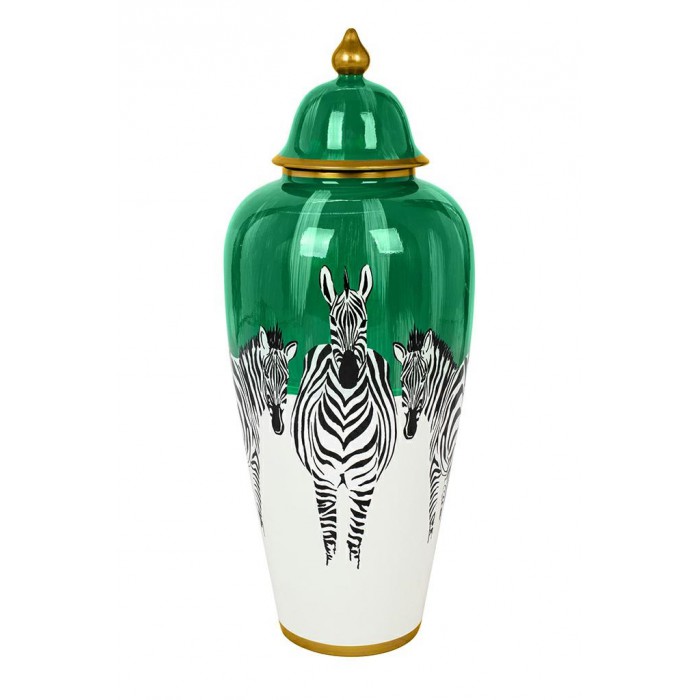KARE słoik dekoracyjny ZEBRAS 63cm