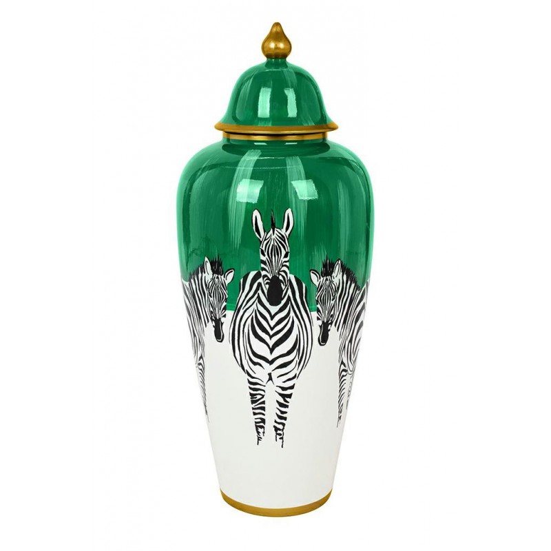 KARE słoik dekoracyjny ZEBRAS 63cm