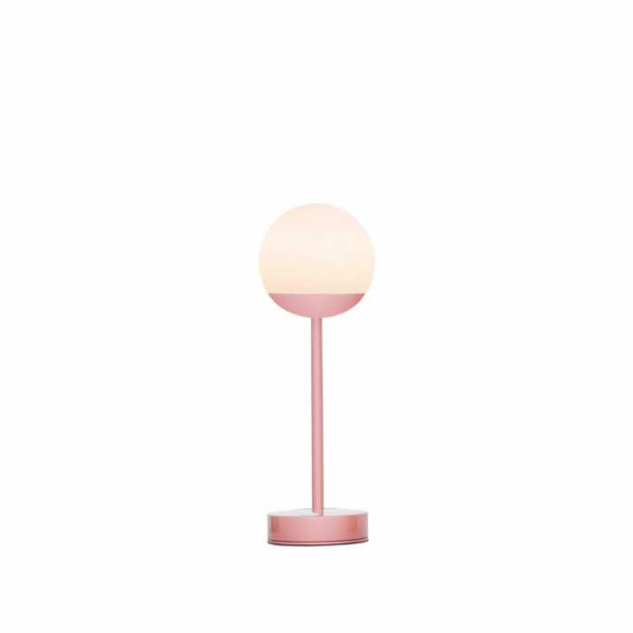 NEW GARDEN lampa stołowa NORAI SLIM 35 BATTERY rose gold