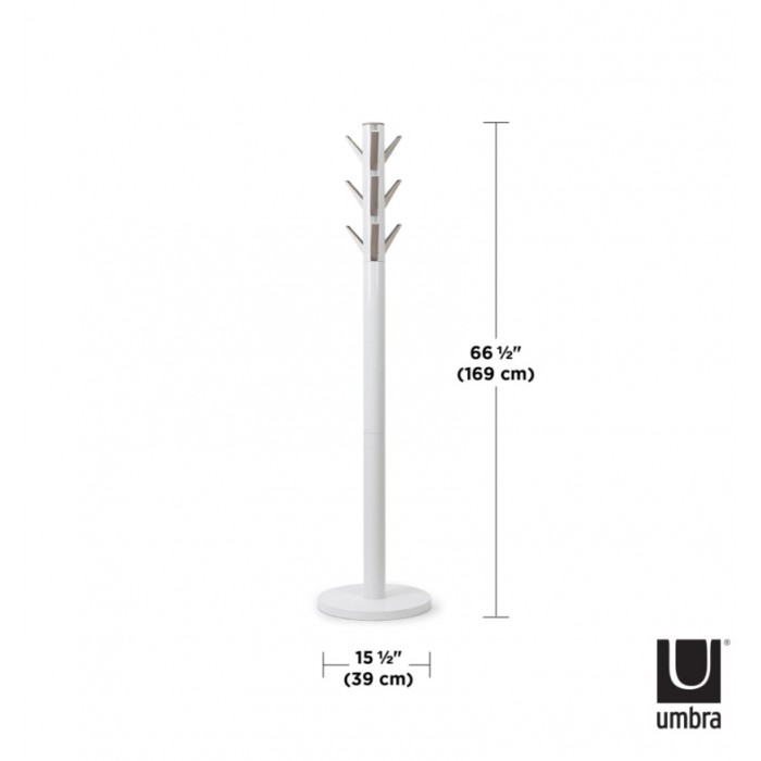 UMBRA wieszak na ubrania FLAPPER biały