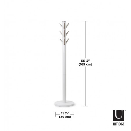UMBRA wieszak na ubrania FLAPPER biały