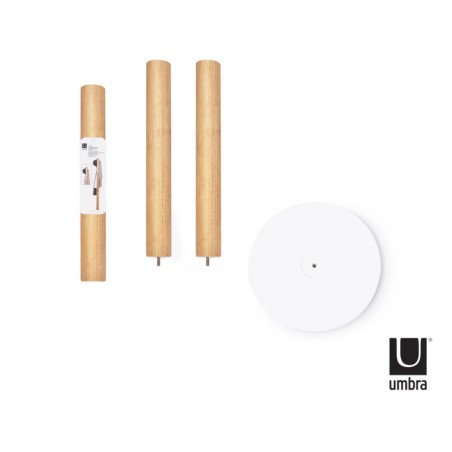 UMBRA wieszak na ubrania FLAPPER biały naturalny