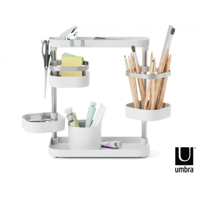 UMBRA organizer kuchenny HOLSTER biało / niklowany