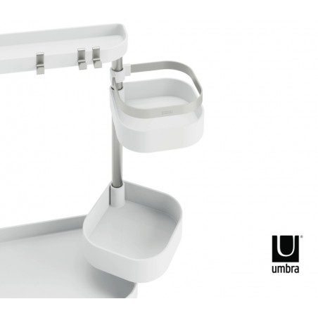 UMBRA organizer kuchenny HOLSTER biało / niklowany