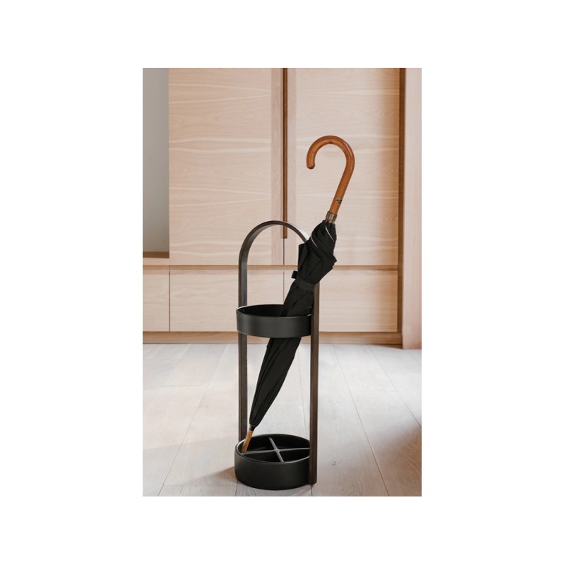 UMBRA stojak na parasolki BELLWOOD  ciemno brązowy