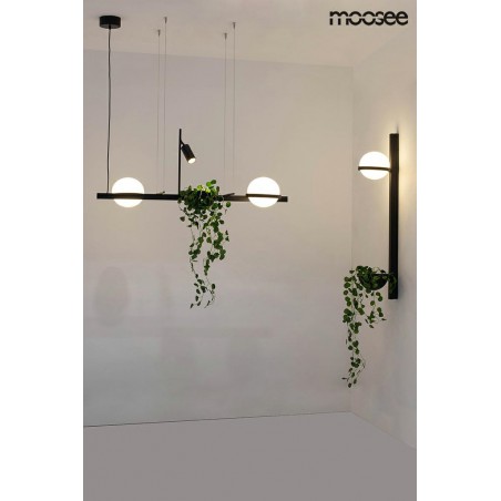MOOSEE lampa ścienna PLANT WALL czarna