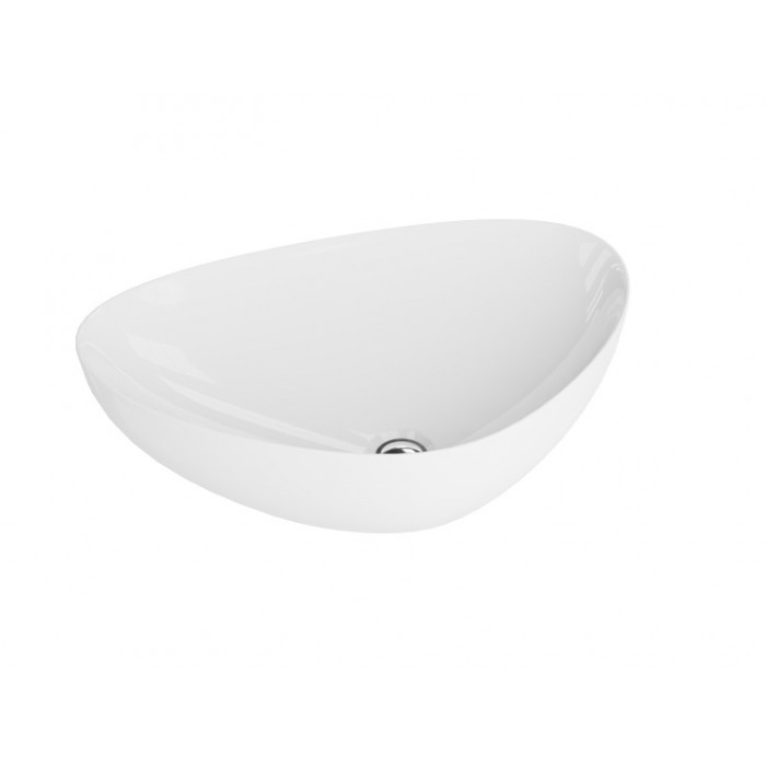 Lavita Triango umywalka nablatowa 59x39 biała